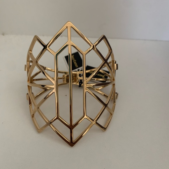 Juicy Couture Open Geo Cuff Bangle - Picture 1 of 5
